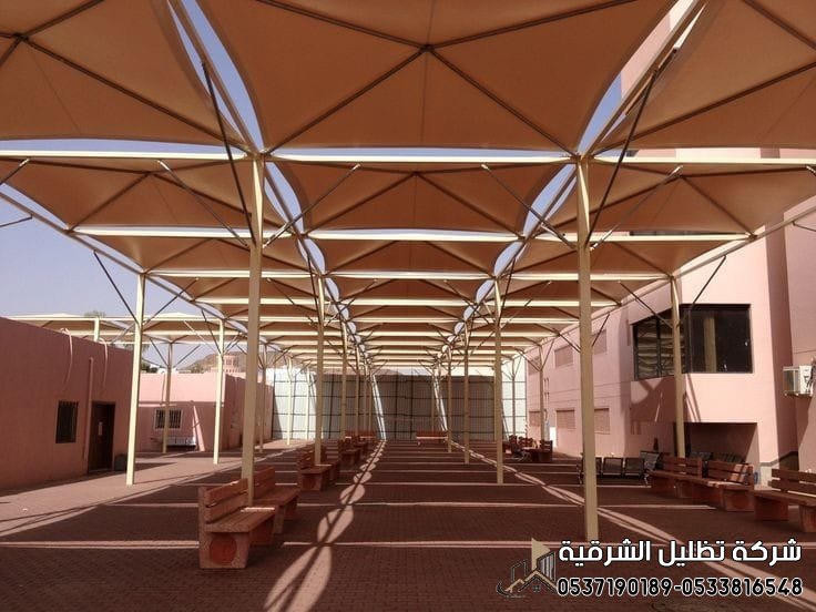 تركيب مظلات مدارس حكومية في الشرقيه
