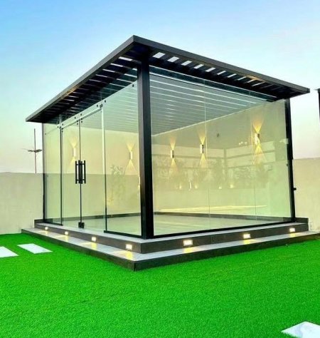 تصاميم مجالس خارجية زجاج في الشرقية0533816548 - 0537190189
