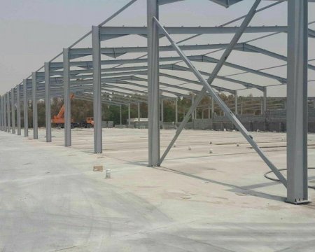 تكلفة بناء هنجر حديد في جدة